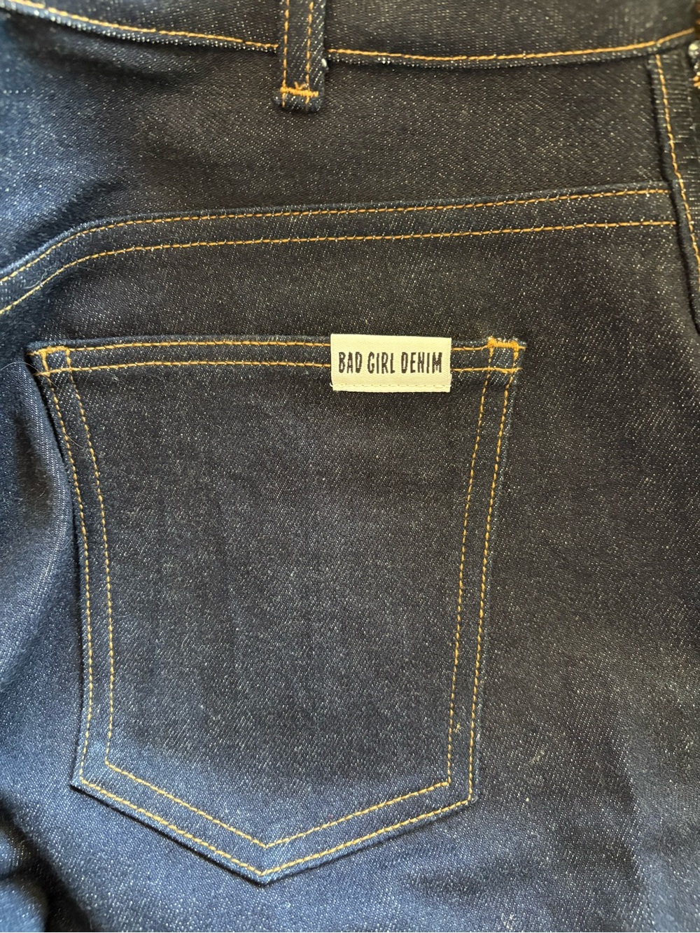Vixen by Micheline Pitt Bad Girl Denim Jeans Indigo - Size 30x31